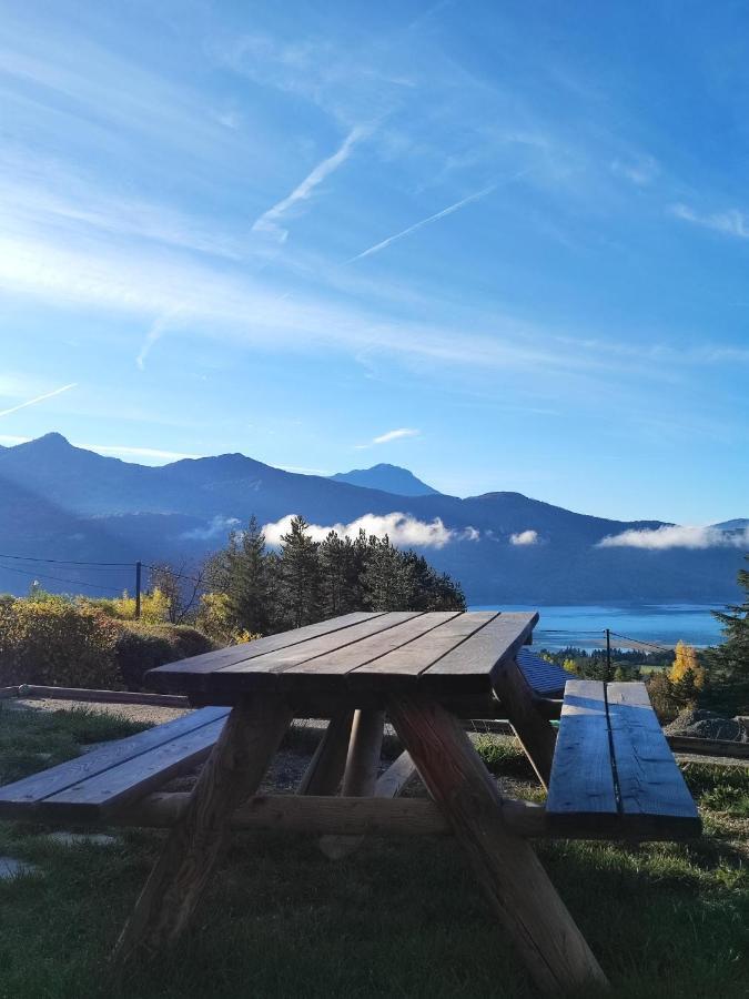 Prunières Chambre Vue Lac Av Piscine מראה חיצוני תמונה
